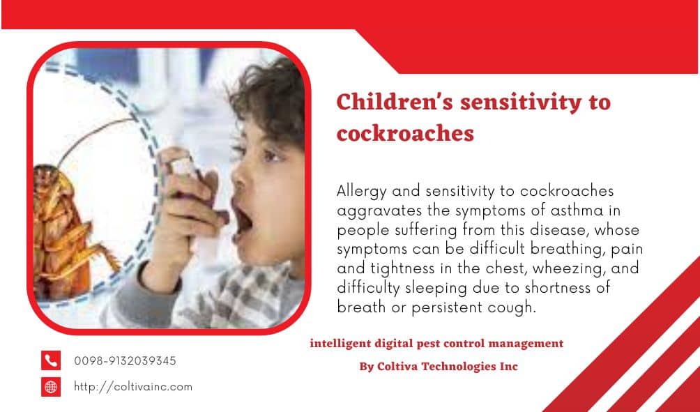 Children's sensitivity to cockroaches