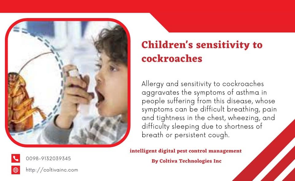 Children's sensitivity to cockroaches
