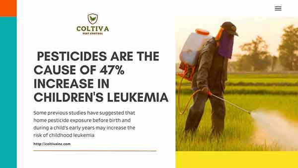 Increase children's leukemia due to pesticides